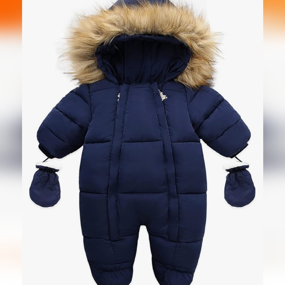 Tumaron Baby Boy Winter Snowsuit Toddler Jacket Clothes For Boy Infant Jumpsuit